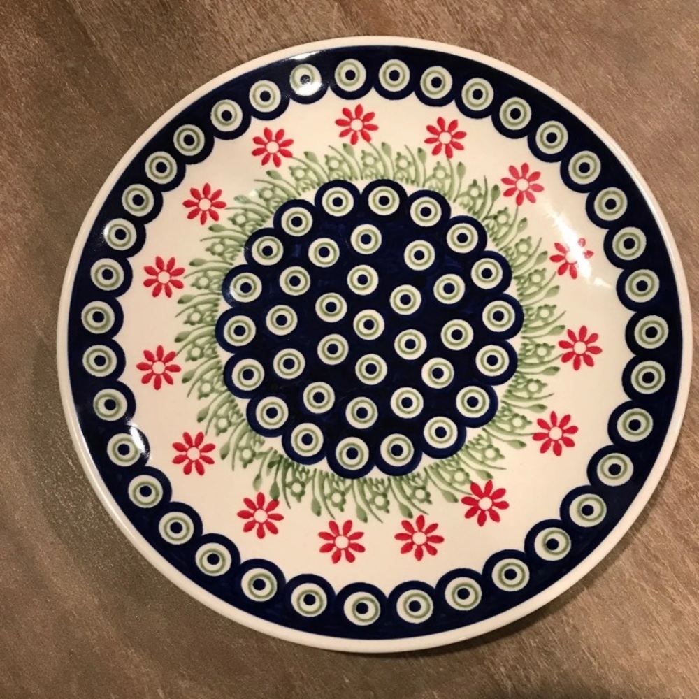 Polish Pottery Dinner Plate